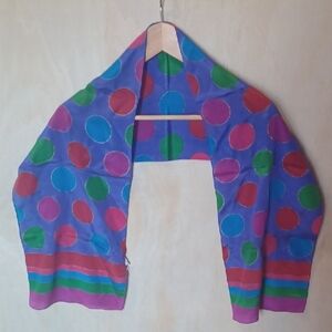 Liz Claiborne Silk Polka Dot Scarf